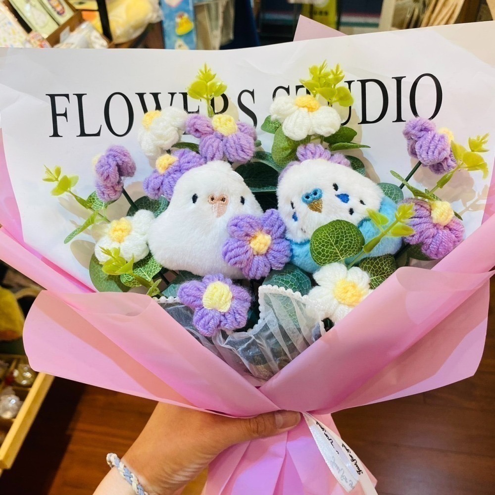 超可愛小鳥花束 ❤️ ❤️ ❤️ 大花束 (下單備註鳥款喔)-細節圖9