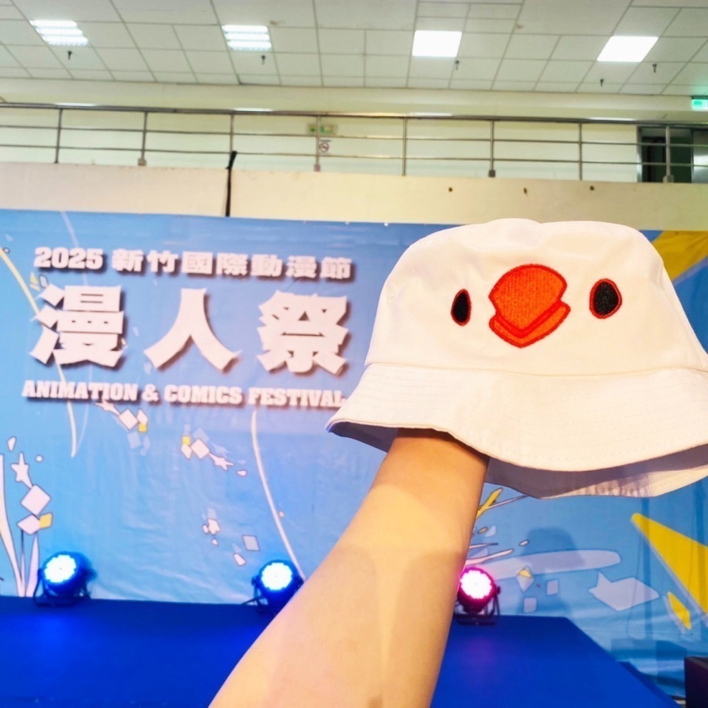 超可愛 小文鳥  刺繡 漁夫帽❤️❤️❤️-細節圖4