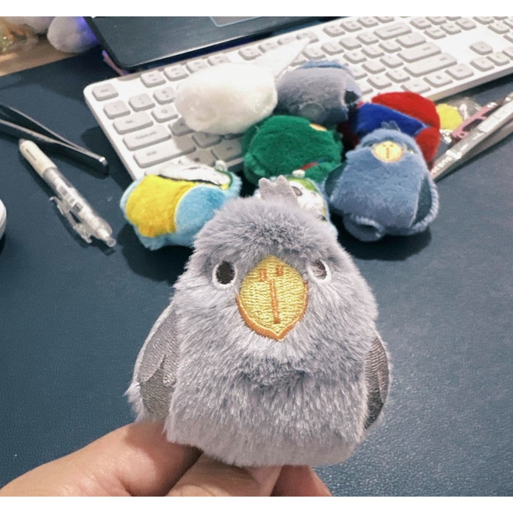 啾啾的型男日記 獨家小娃娃 ／歪臉藍大傻 鶁頭鸛-細節圖4