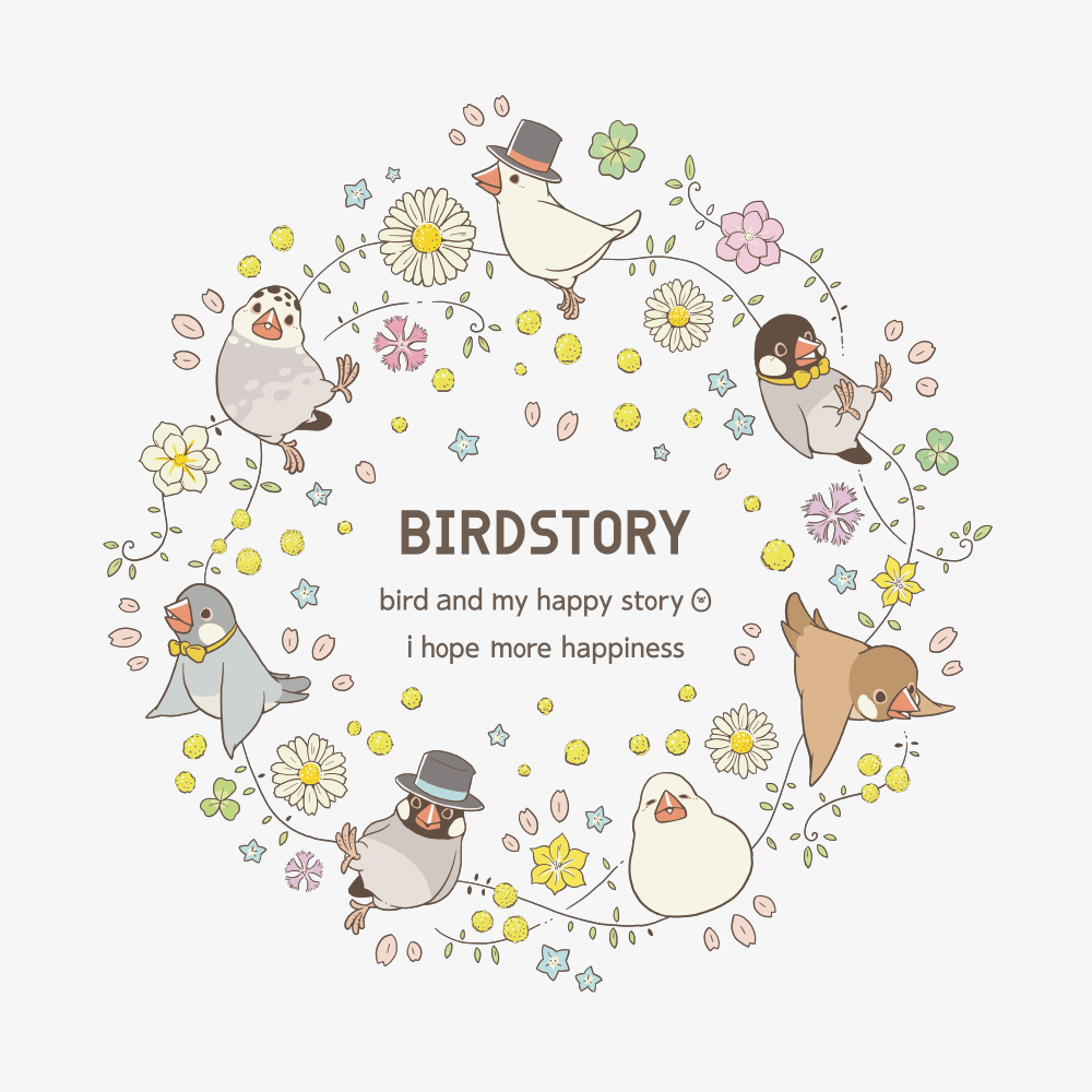 日本 BIRDSTORY 可愛小鳥 鸚鵡 棉T 預購 SALE-細節圖2