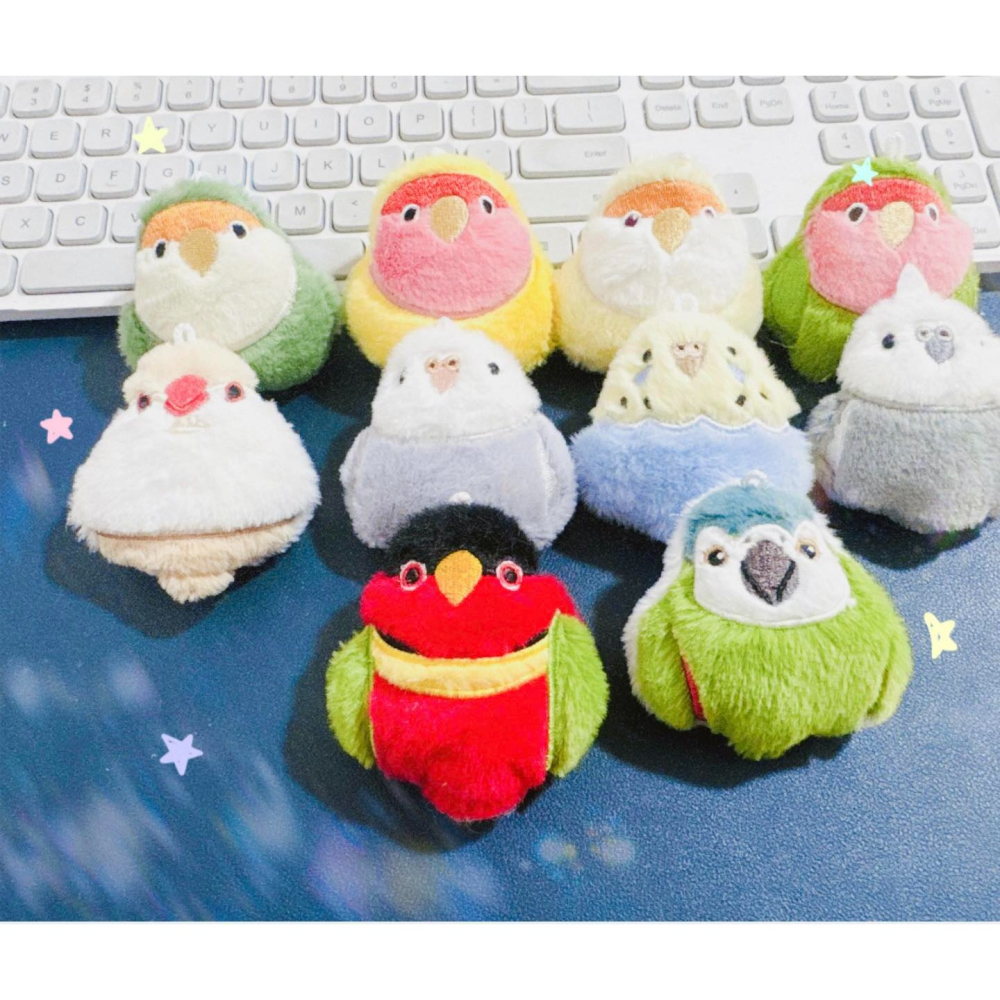 啾啾的型男日記 獨家小娃娃 ／歪臉紫伊莎愛情鳥 預購-細節圖2