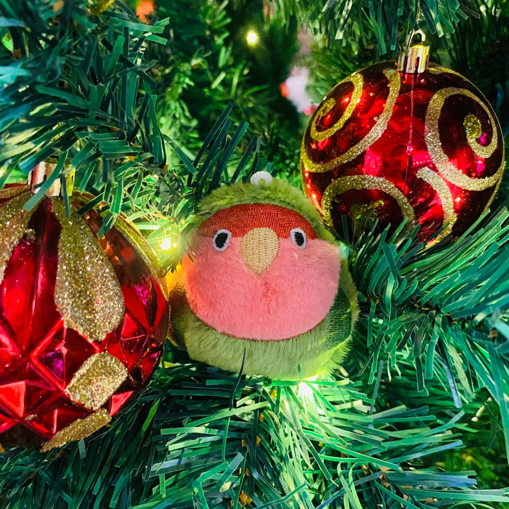 啾啾的型男日記 獨家小娃娃 ／歪臉紫羅蘭小鸚 預購-細節圖3