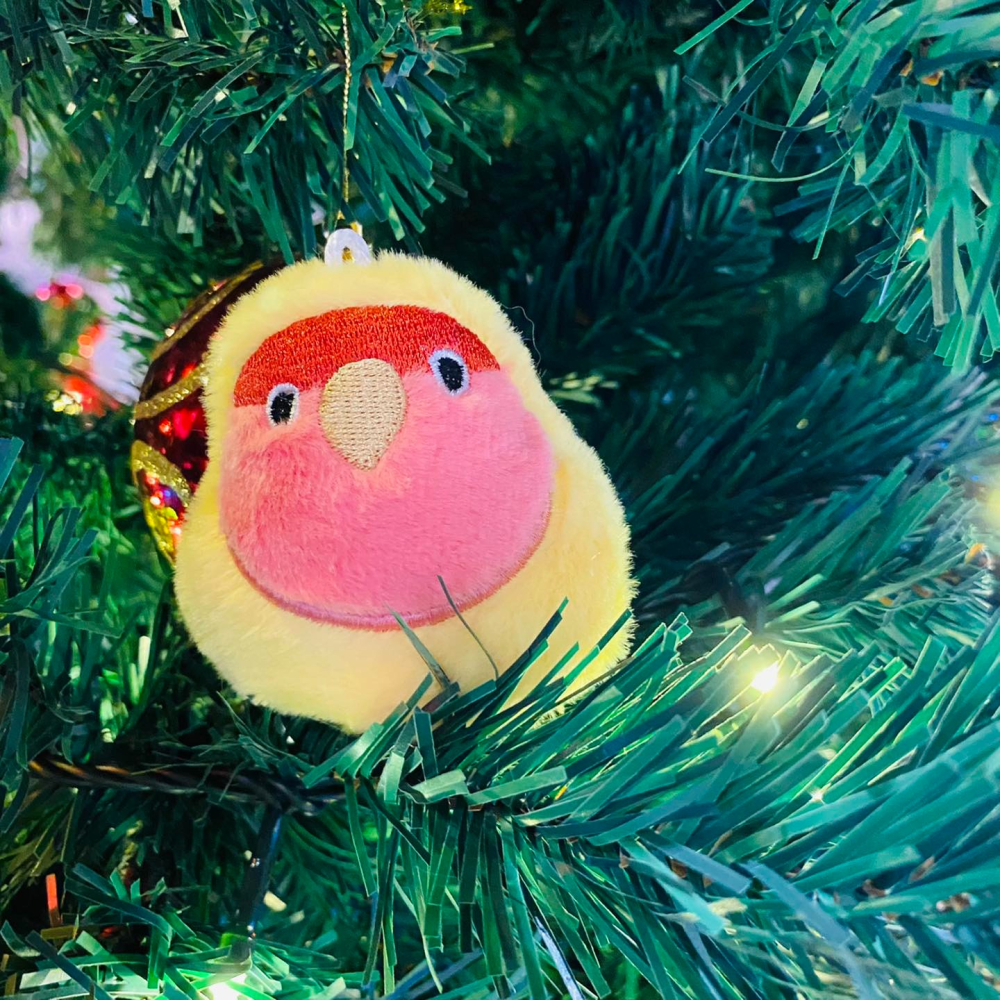 啾啾的型男日記 獨家小娃娃 ／歪臉紫羅蘭小鸚 預購-細節圖4