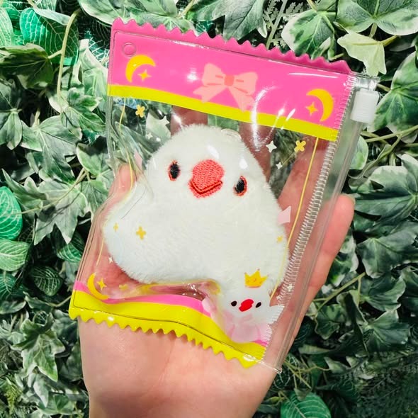 歪臉小鳥娃娃 可愛娃包 糖果袋 🍬限定文鳥魔法小公主 M-細節圖2