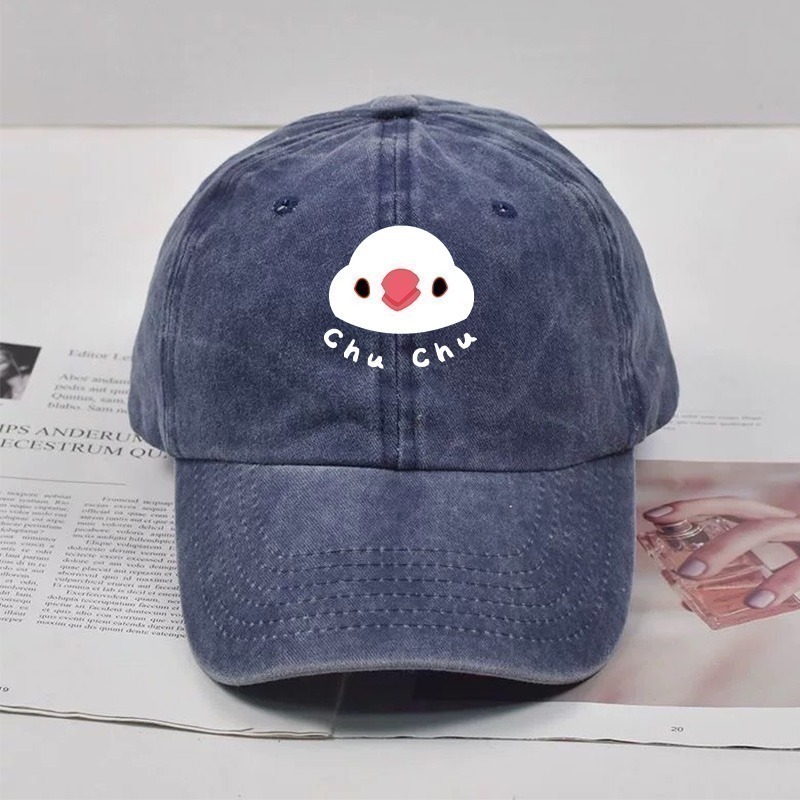 啾啾的型男日記｜刺繡水洗 白文鳥 現貨-細節圖2