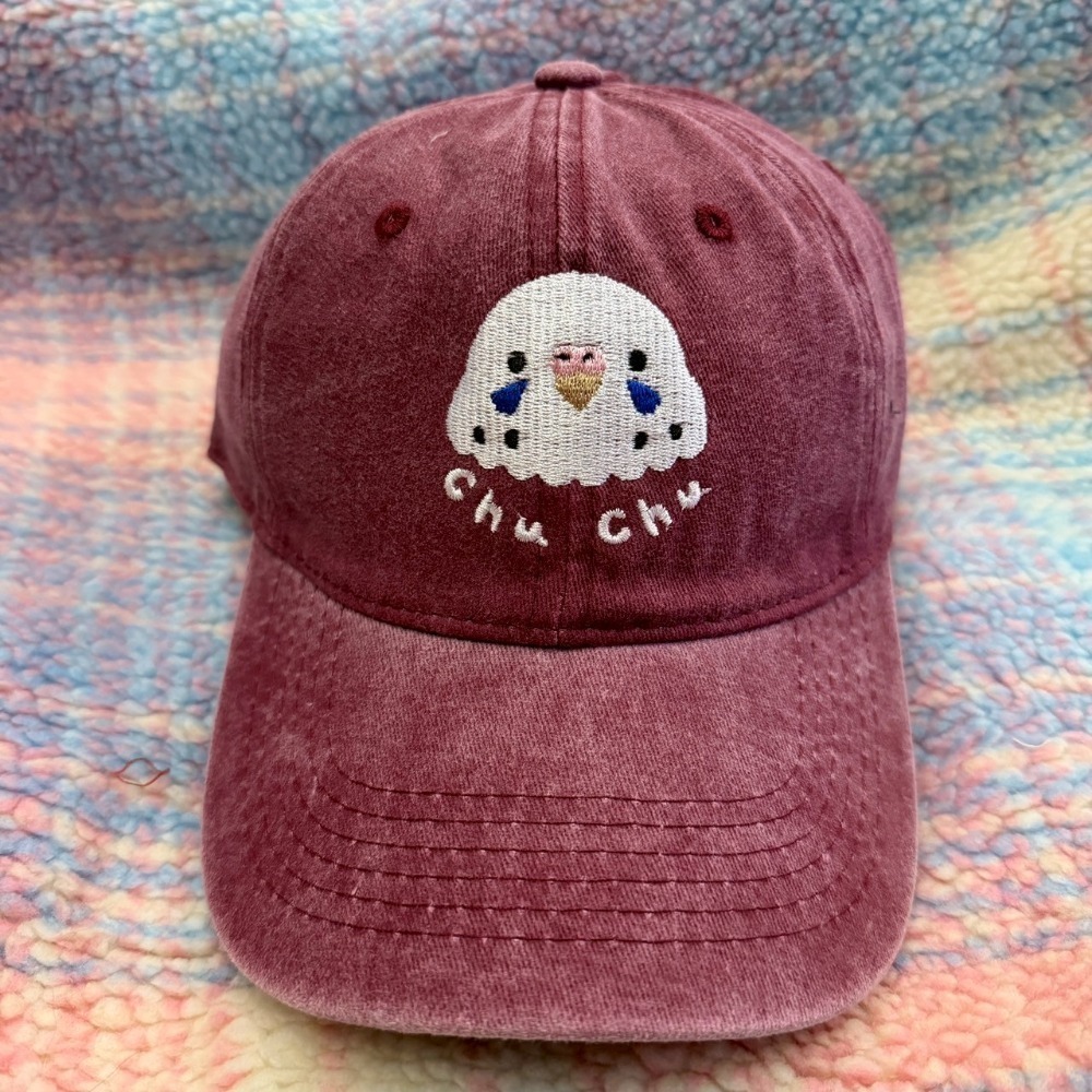 啾啾的型男日記｜刺繡水洗帽 虎皮女生 現貨-規格圖1