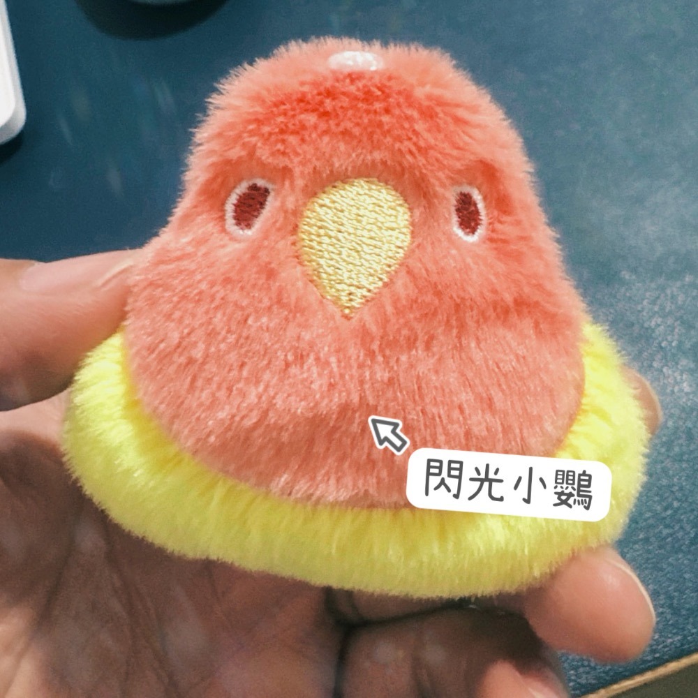 啾啾的型男日記 獨家小娃娃 ／歪臉閃光小鸚 愛情鳥-細節圖2