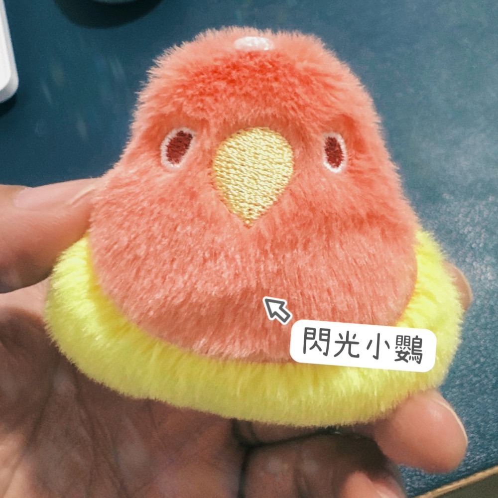 啾啾的型男日記 獨家小娃娃 ／歪臉閃光小鸚 愛情鳥-細節圖2