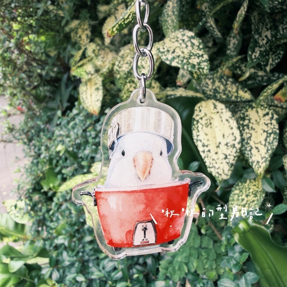 啾啾的台味 x 小鳥 鑰匙圈-細節圖5