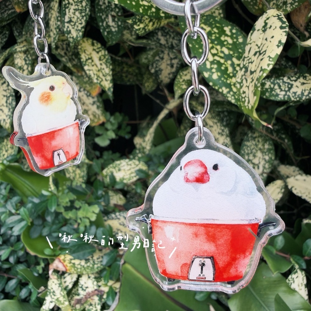 啾啾的台味 x 小鳥 鑰匙圈-規格圖11