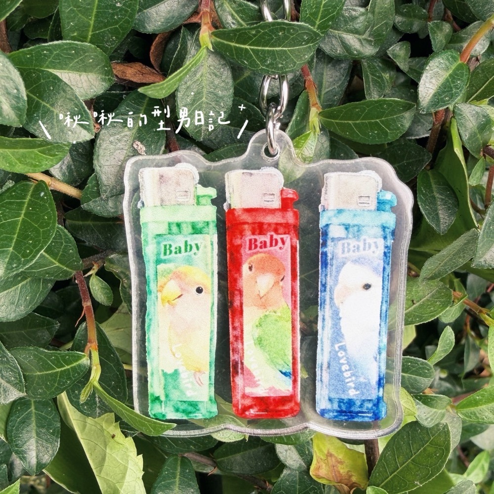 啾啾的台味 x 小鳥 鑰匙圈-規格圖11