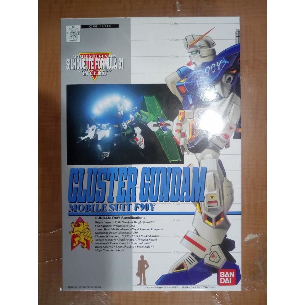 1/100 GUNDAM 鋼彈 影子方程式 F91 未組裝-細節圖6