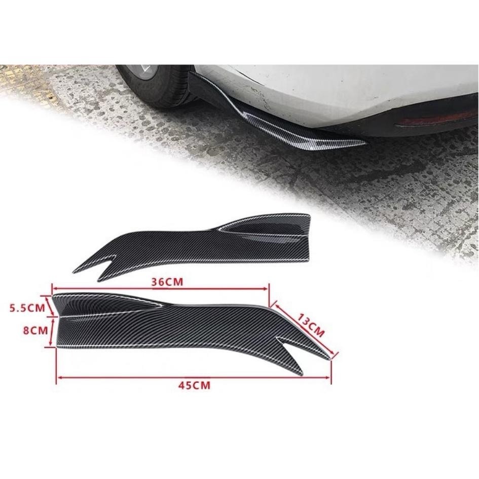 [台中現貨 滿額免運] 後包角 後定風翼 汽車改裝 風刀 尾翼 擾流板 空力套件 汽車裝飾 保險桿 定風翼 豐田 bmw-細節圖5