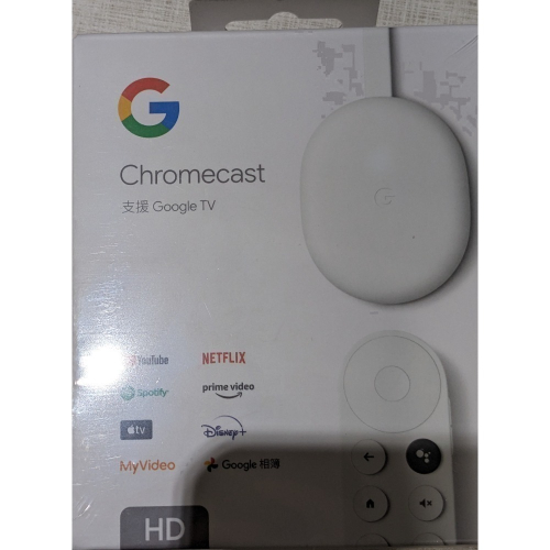 Google chromecast HD版 全新未拆封 google store購買購買 急件可告知 一天內快速出貨