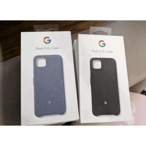 Google pixel 4XL 原廠織布手機殼 藍色 黑色 超高質感