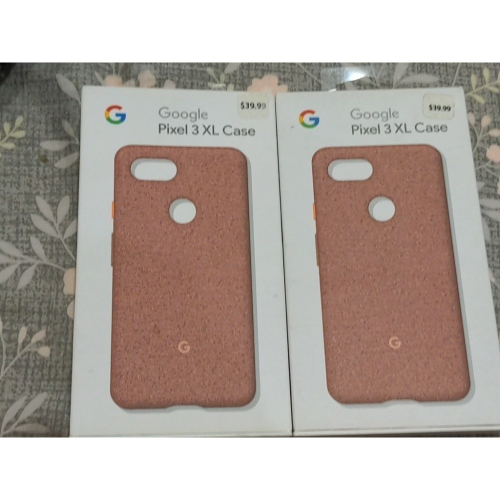 Google pixel 3XL 原廠針織布手機殼 原廠殼 全新未拆封 粉紅色