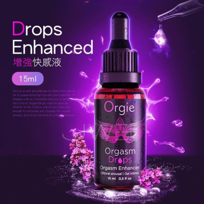 【送270ml潤滑液】葡萄牙Orgie．Orgasm Drops Enhanced蜜豆傲感增強液-15ml