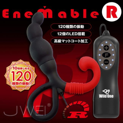 【送270ml潤滑液】日本原裝進口Wild One．EmeMable R 12段變頻X10段變速前列線刺激器 Type-