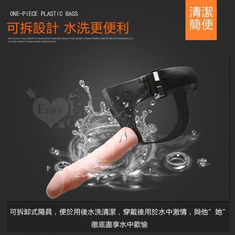 送300ml潤滑液【BAILE】ULTRA 超 - 大尺寸仿真膚質實心穿戴陽具﹝可彎曲定型﹞-細節圖6