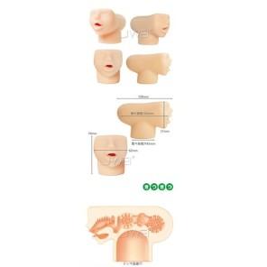 日本原裝進口Wild One．甘噛みちゅーぼー AV棒著裝型超激震口爆自慰套-きつきつ-細節圖2