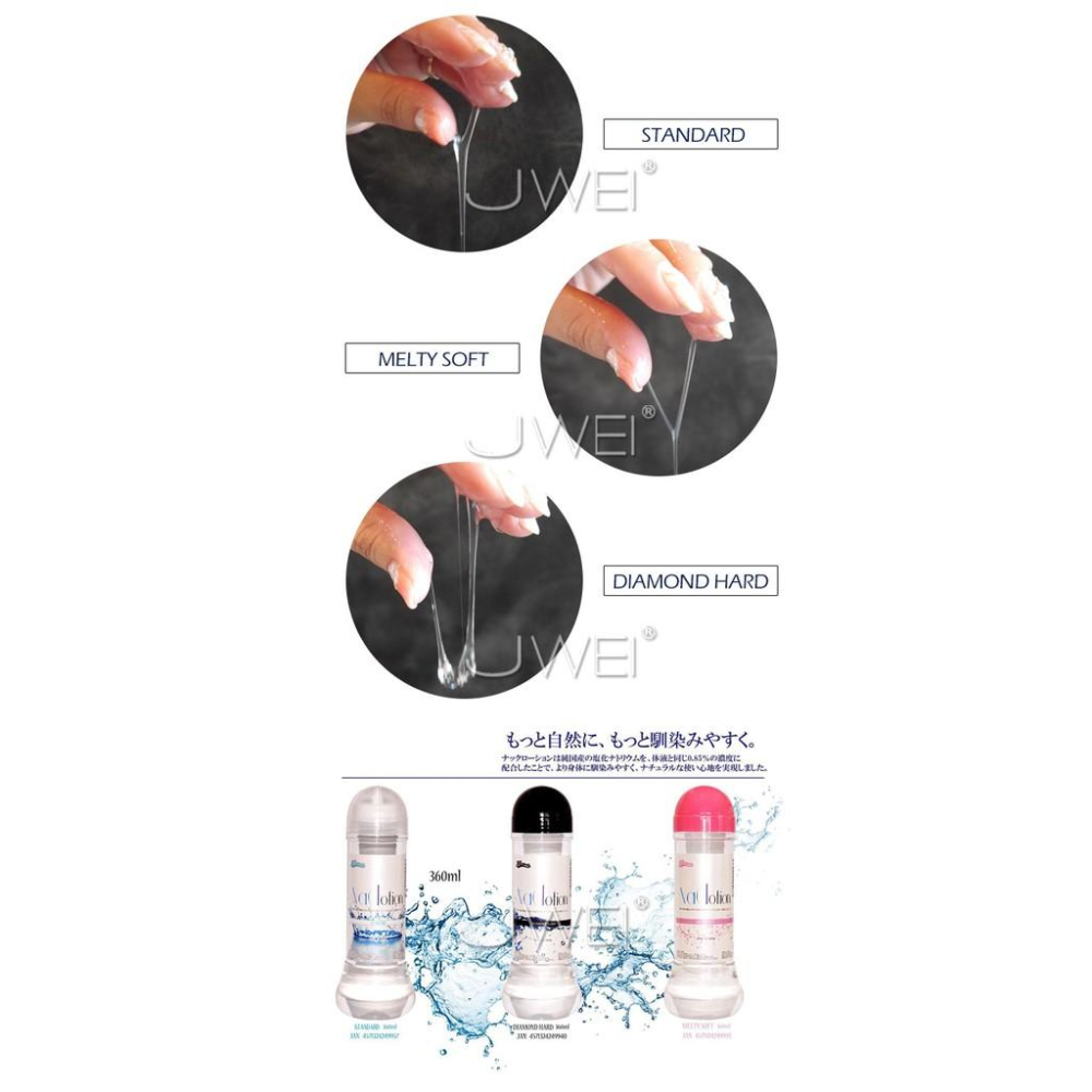 日本原裝進口Naclotion 自然な感覺の潤滑液 360ml -DIAMOND HARD(高粘度)-細節圖2