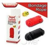Lovetoy．Bondage Rope SM捆綁用尼龍繩(紅)-細節圖2