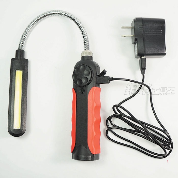 【鋼咕工具王】蛇管LED薄燈8W(USB鋰電充電)-細節圖6
