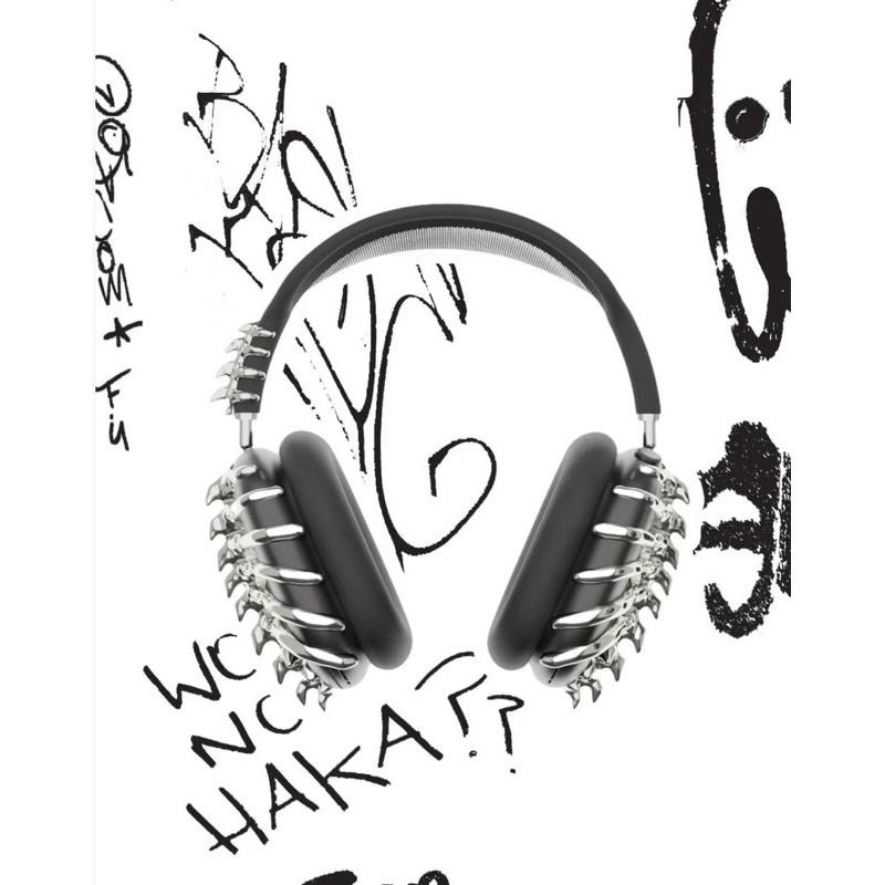 「3D打印」 Airpods Max 耳機殼 裝飾 肋骨 骨骼 電鍍 casetify 個性-細節圖2