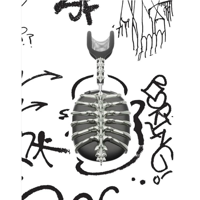 「3D打印」 Airpods Max 耳機殼 裝飾 肋骨 骨骼 電鍍 casetify 個性-細節圖3