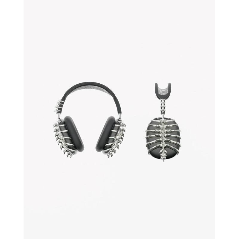 「3D打印」 Airpods Max 耳機殼 裝飾 肋骨 骨骼 電鍍 casetify 個性-細節圖5