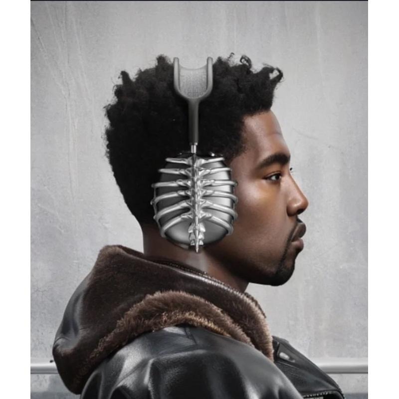 「3D打印」 Airpods Max 耳機殼 裝飾 肋骨 骨骼 電鍍 casetify 個性-細節圖8