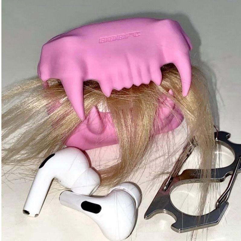 「808FC」 虎牙 -生物系列 Airpods Pro 2 保護殼 劍齒虎 防摔殼 異形 造型 耳機殼-細節圖6