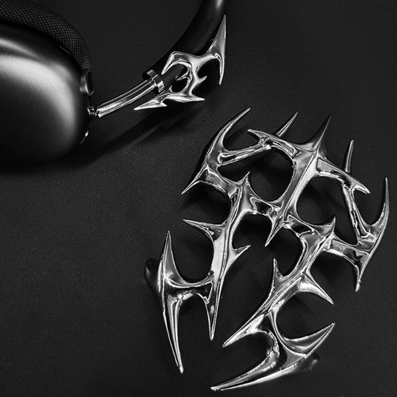 「3D列印」索倫之冠- 骨系列 Airpods Max 耳機殼 裝飾 肋骨 骨骼 電鍍 casetify 個性 保護套-細節圖3