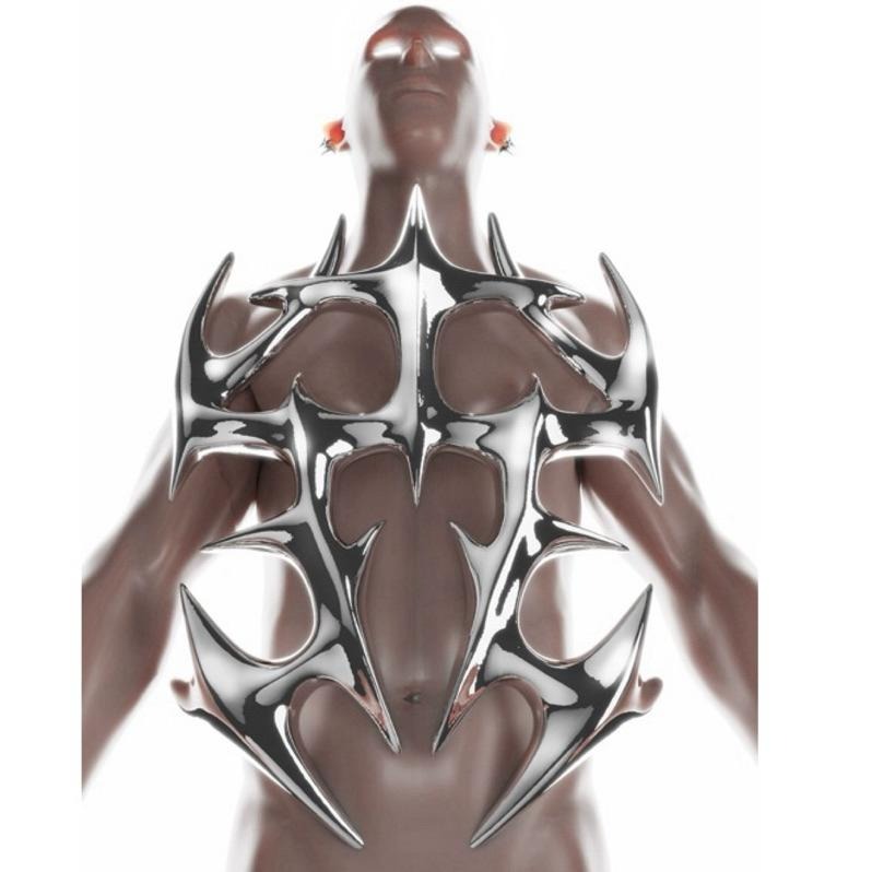 「3D列印」索倫之冠- 骨系列 Airpods Max 耳機殼 裝飾 肋骨 骨骼 電鍍 casetify 個性 保護套-細節圖5