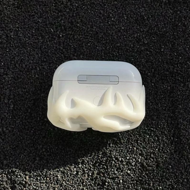 【3D列印】 白霜骨火 Airpods Pro 1/2 代保護殼 裝飾殼-細節圖3