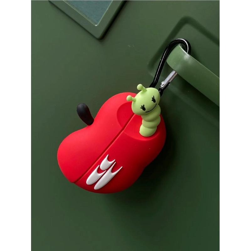 「哭喊中心」蘋果殺手 - Airpods Pro 耳機殼 保護殼 Crying Center 蘋果 蟲 Y2K 矽膠殼-細節圖2