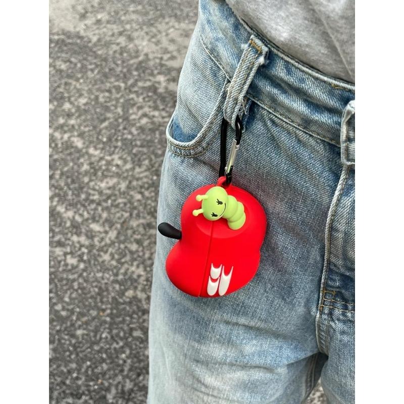 「哭喊中心」蘋果殺手 - Airpods Pro 耳機殼 保護殼 Crying Center 蘋果 蟲 Y2K 矽膠殼-細節圖5