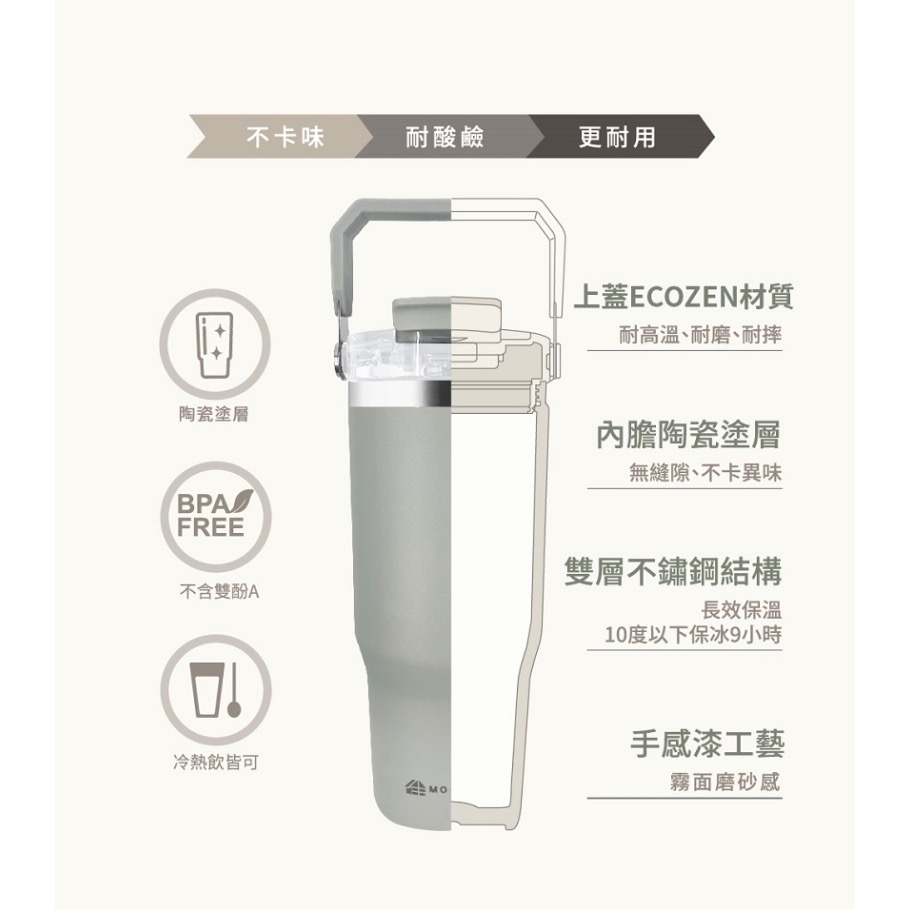 伴佳家 陶瓷雙飲提提杯-細節圖4