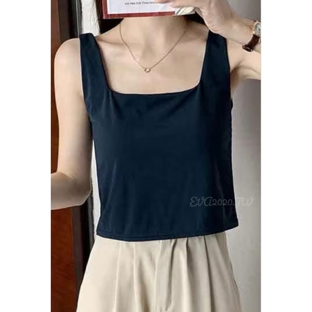 姑奶奶免穿內衣背心｜一體成型方領背心｜小可愛｜貼心搭配-規格圖3