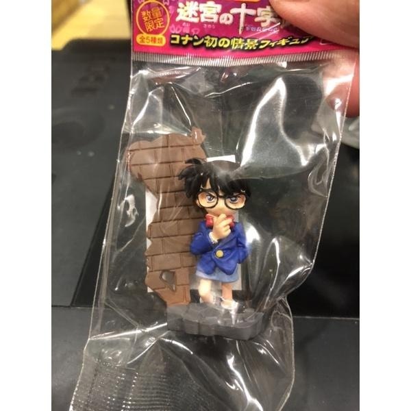 名偵探柯南 迷宮的十字路 老物 公仔 人偶 食玩 場景組 整套賣 工藤新一 滑板 江戶川 柯南 電話亭 絕版 早期-細節圖7