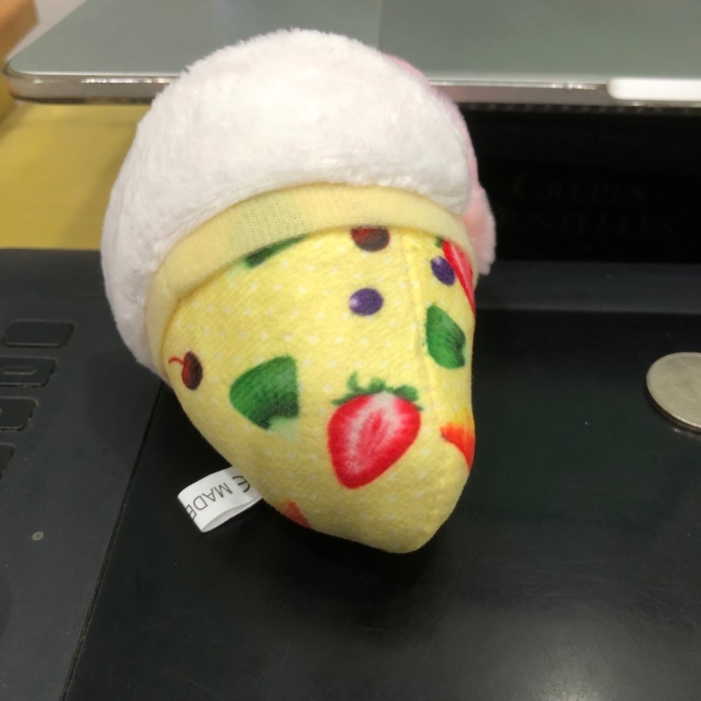 卡比之星 星之卡比 甜筒 可麗餅 冰淇淋 造型 填充 玩具 絨毛 娃娃 抱偶 玩偶 小隻 小枕頭 療癒 q版 可愛 吊飾-細節圖7