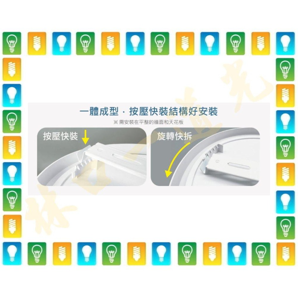 【林口一道光】舞光 LED 10W/16W 白鯨防水壁燈 E-WLBJ10 全電壓 走道 玄關 陽台  戶外 壁燈 吸頂-細節圖3
