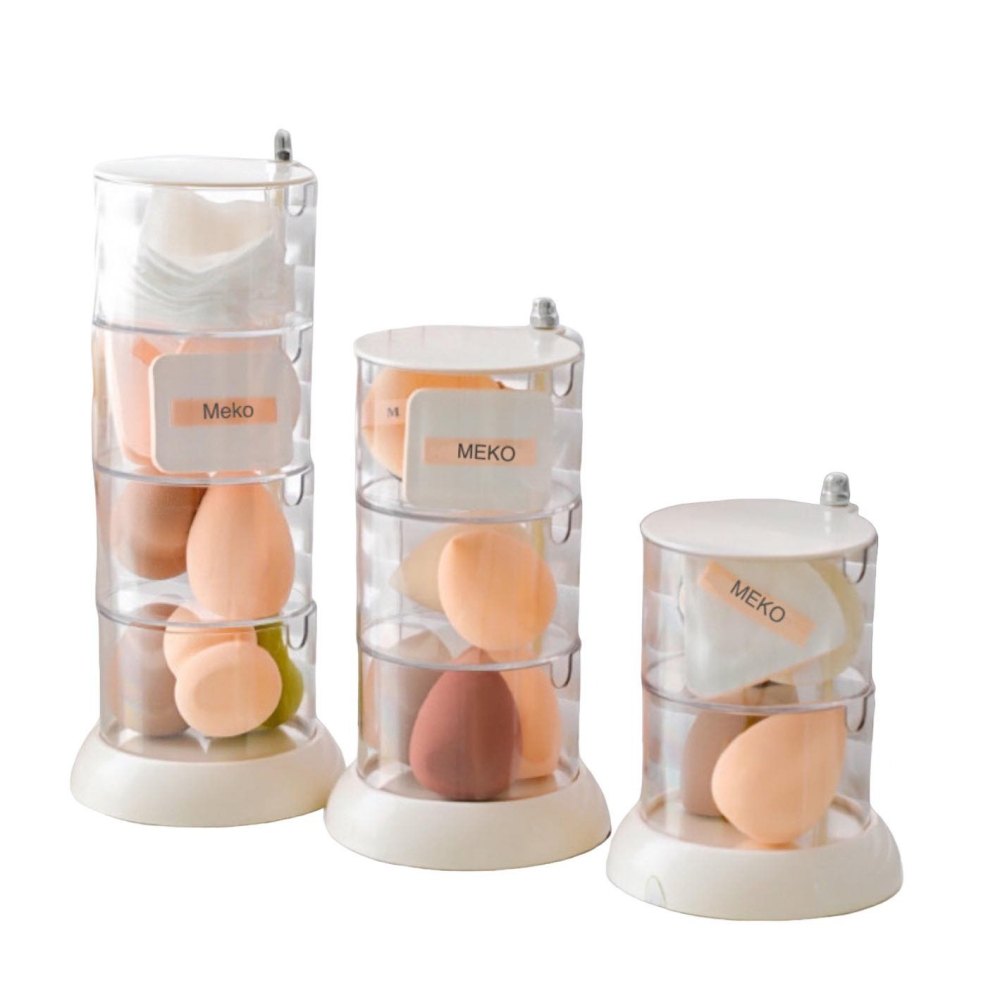 MEKO 旋轉粉撲收納盒 (空盒不含粉撲) 【現貨24H出貨】-細節圖5