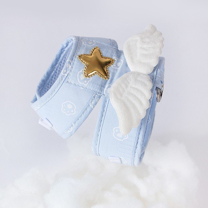 天使羽翼 寵物背帶牽繩 / 寵物胸背帶 貓胸背帶 背心胸背帶 貓牽繩 胸背帶 貓衣服 貓咪牽引繩 【現貨24H出貨】-細節圖7