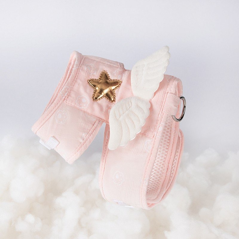 天使羽翼 寵物背帶牽繩 / 寵物胸背帶 貓胸背帶 背心胸背帶 貓牽繩 胸背帶 貓衣服 貓咪牽引繩 【現貨24H出貨】-細節圖8