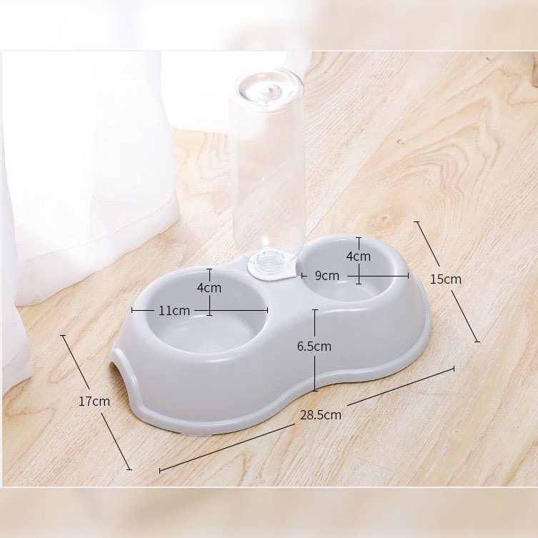 寵物飲食兩用碗 🐶 貓碗 狗碗 兩用碗 餵食器 餵水器 餵食碗 寵物碗 飼料碗【現貨24H出貨】-細節圖2