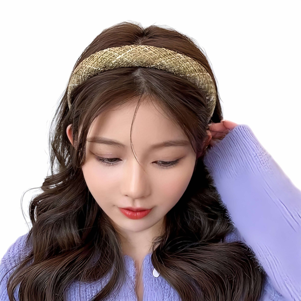 MEKO 韓系小香風編織髮箍 (共5色)-細節圖5