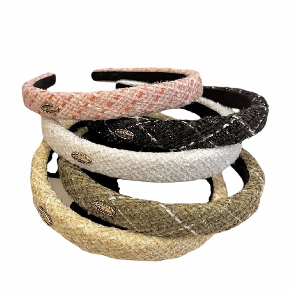 MEKO 韓系小香風編織髮箍 (共5色)-細節圖8