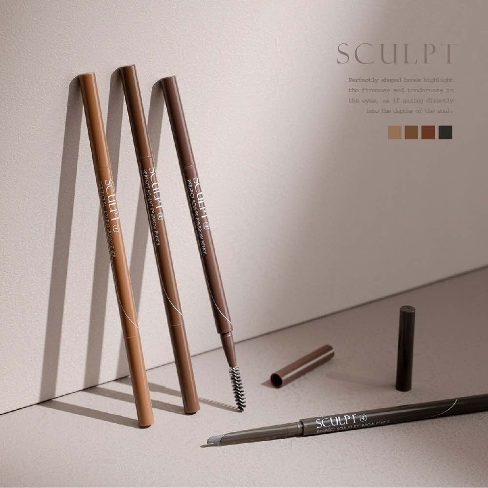 MEKO 風格美妝x游絲棋大師 - 川流眉妝刀鋒眉筆 (共4色)-細節圖7