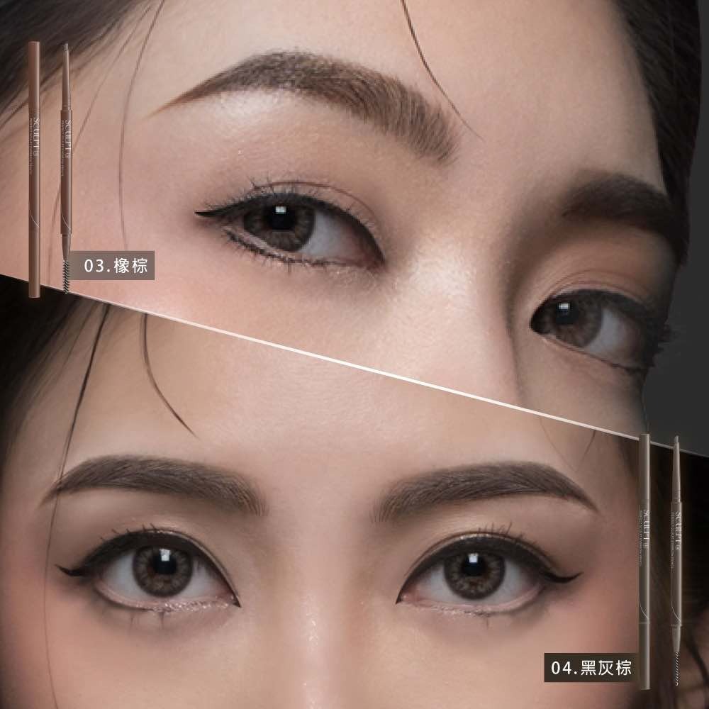 MEKO 風格美妝x游絲棋大師 - 川流眉妝刀鋒眉筆 (共4色)-細節圖8